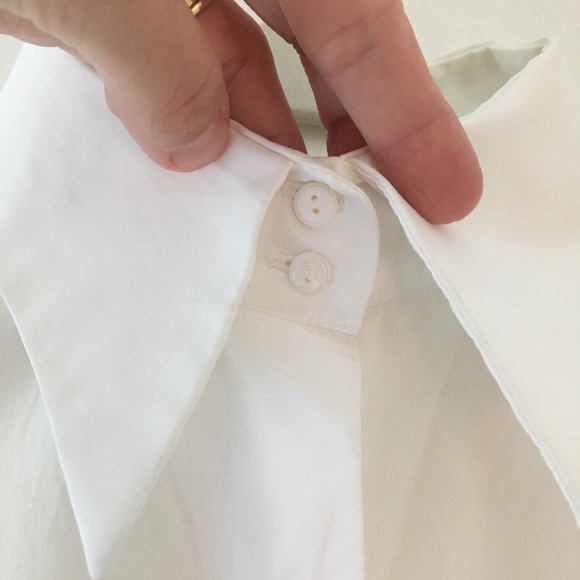 Zara Woman White Tailored Shirt, Size M - Picture 2 of 5